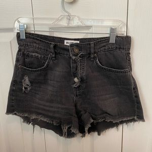 Black DENIM shorts -Size 26